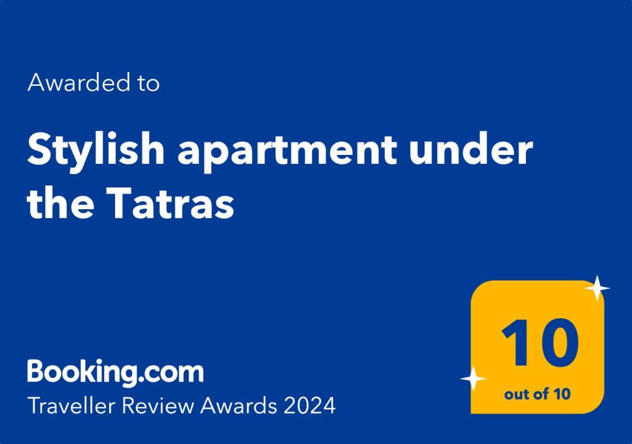 Stylish Apartment Under The Tatras Strba Ngoại thất bức ảnh