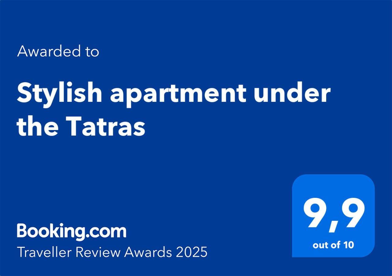Stylish Apartment Under The Tatras Strba Ngoại thất bức ảnh